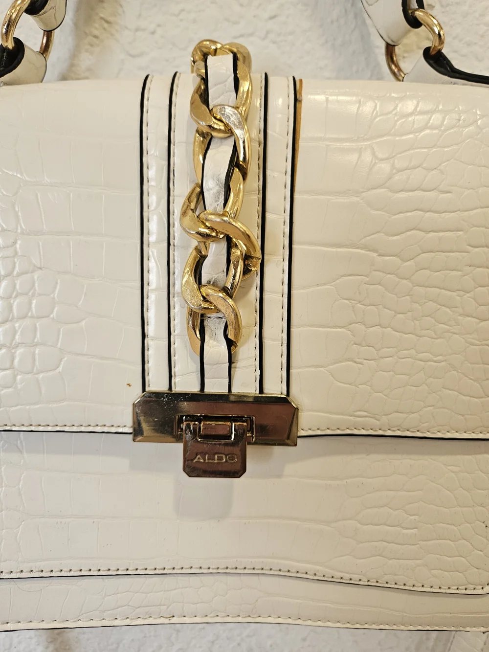 Aldo Anniebrook Flap Satchel Crossbody Purse - Picture 2 of 8
